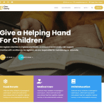 Free Clean Charity WordPress Theme
