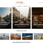Free City Blog WordPress Theme