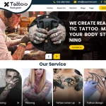Free Tattoo Designer WordPress Theme