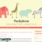 Free Pachyderm Blogger Template