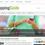 Free ShoppingGuide Blogger Template