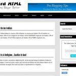 Free Lord HTML Blogger Template